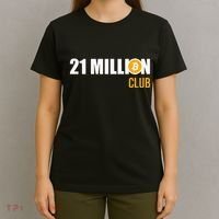 21 Million Bitcoin Crypto Million Club Hodl Btc T-Shirt thumb 4