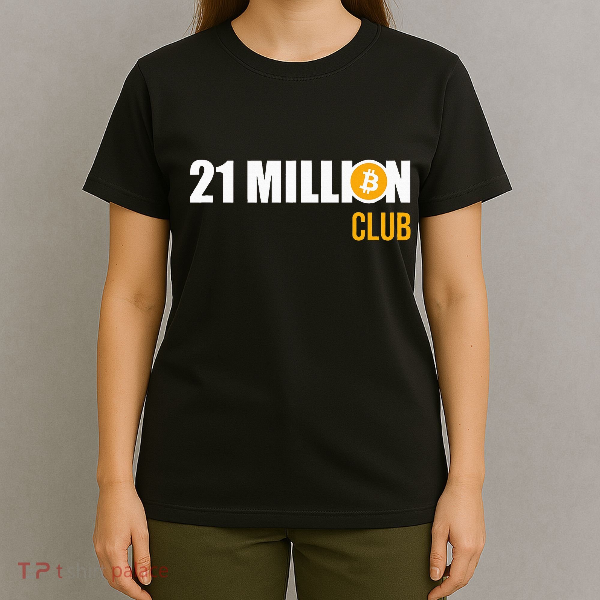 21 Million Bitcoin Crypto Million Club Hodl Btc T-Shirt