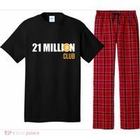 21 Million Bitcoin Crypto Million Club Hodl Btc Pajama Set thumb 0