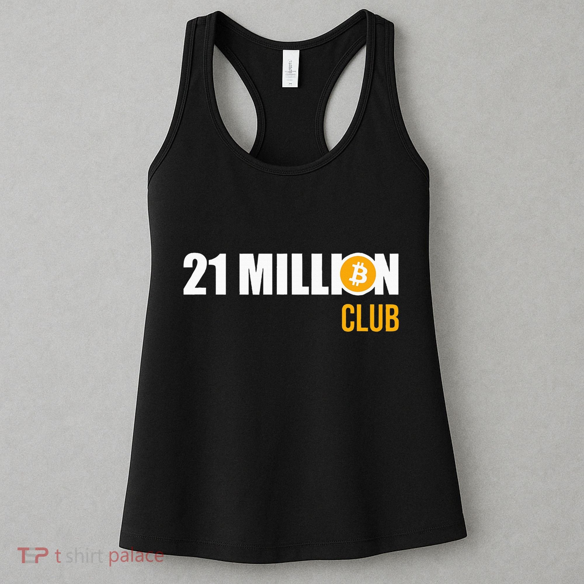 21 Million Bitcoin Crypto Million Club Hodl Btc Women's Tank Top