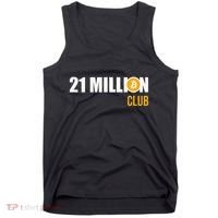 21 Million Bitcoin Crypto Million Club Hodl Btc Tank Top thumb 0