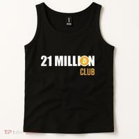 21 Million Bitcoin Crypto Million Club Hodl Btc Tank Top thumb 2