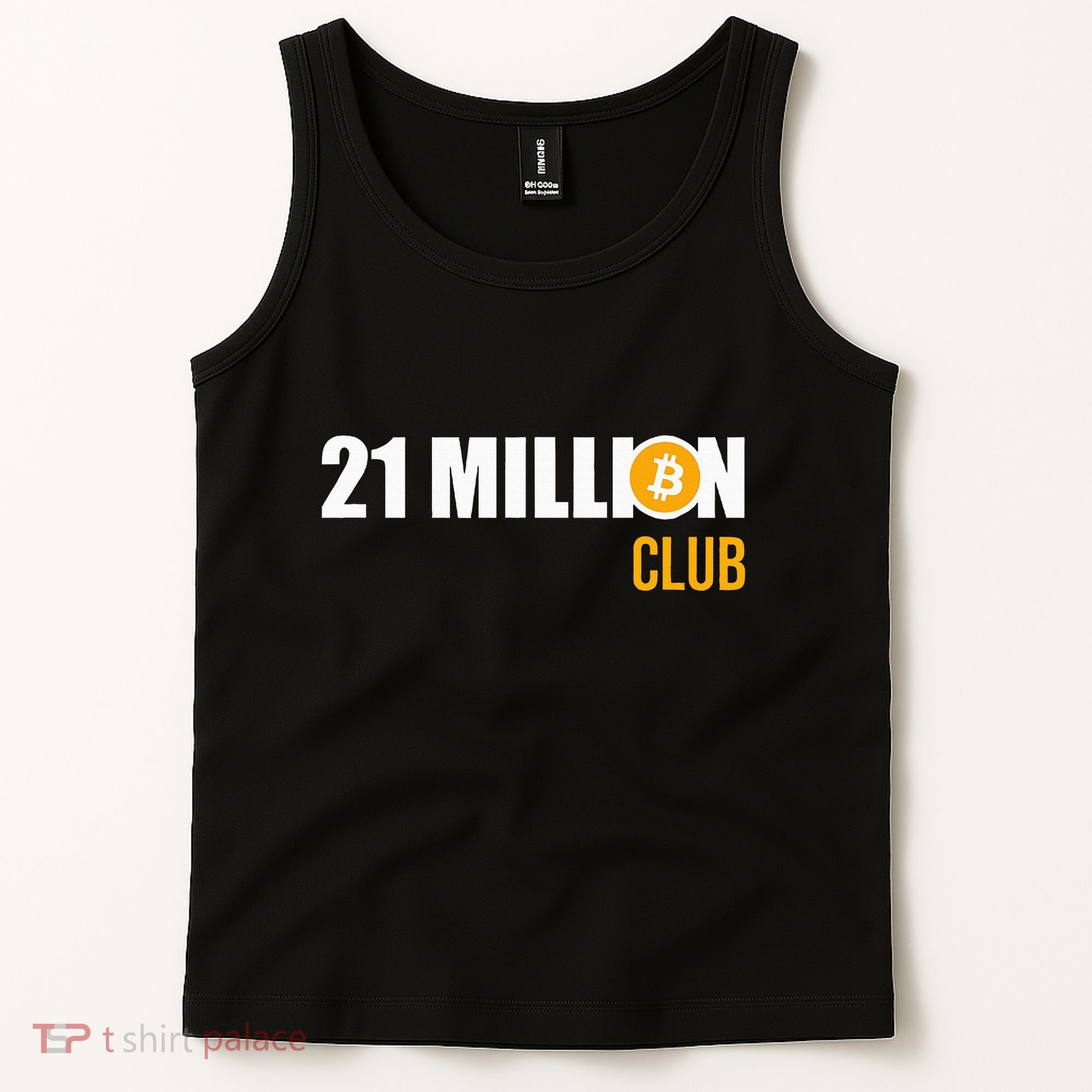 21 Million Bitcoin Crypto Million Club Hodl Btc Tank Top