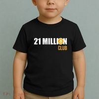 21 Million Bitcoin Crypto Million Club Hodl Btc Toddler T-Shirt thumb 2