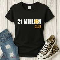 21 Million Bitcoin Crypto Million Club Hodl Btc Women's T-Shirt thumb 3