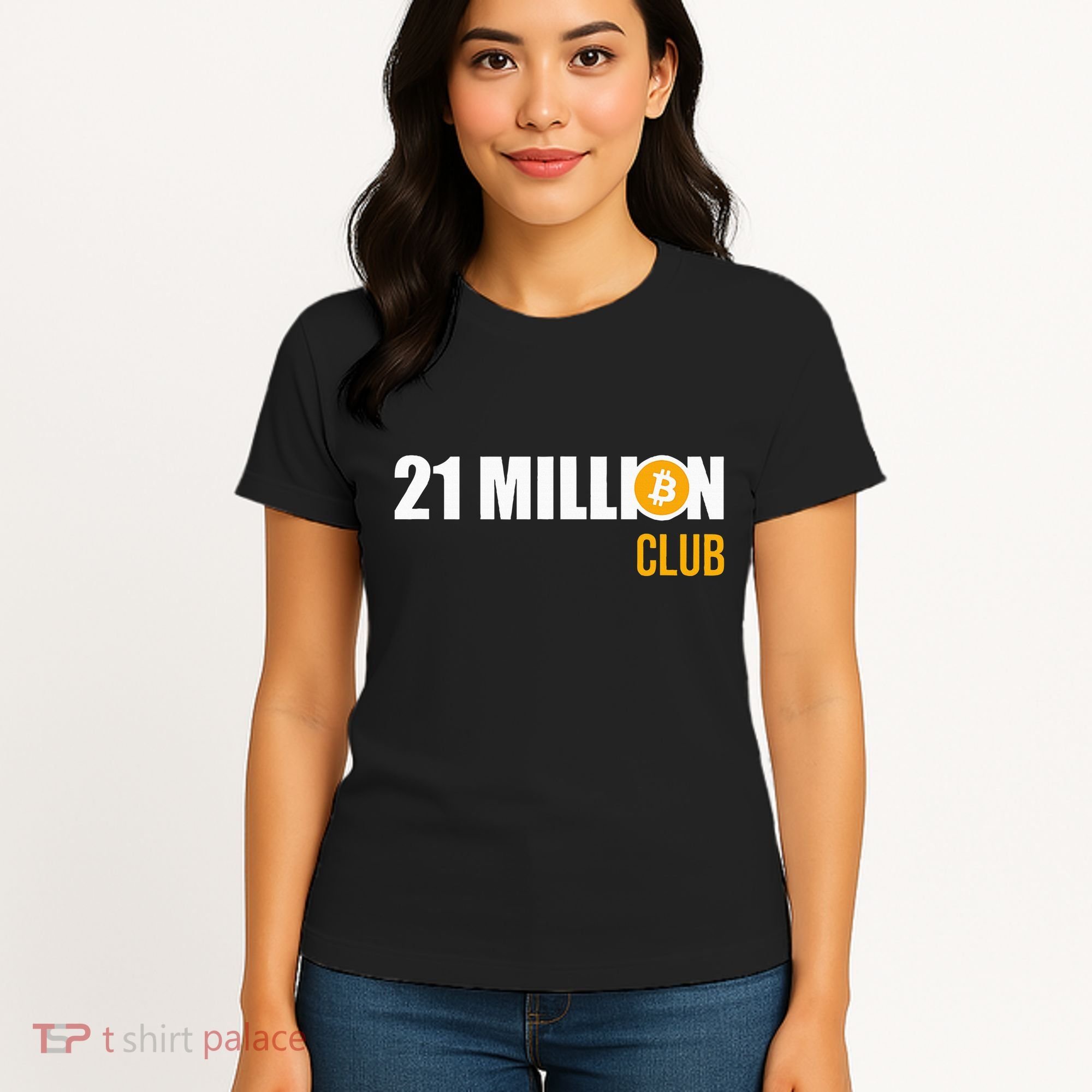 21 Million Bitcoin Crypto Million Club Hodl Btc Women's T-Shirt