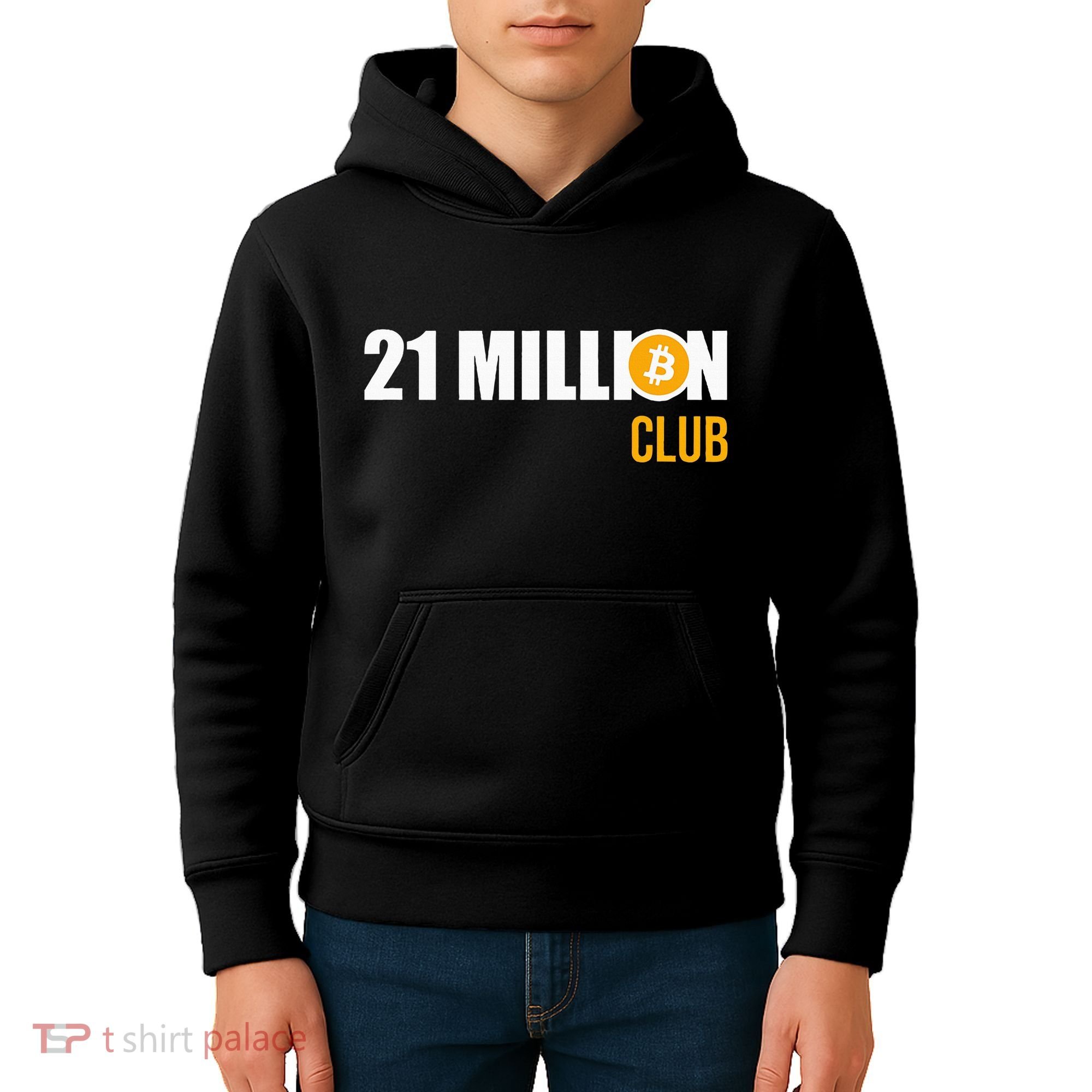 21 Million Bitcoin Crypto Million Club Hodl Btc Kids Hoodie