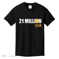 21 Million Bitcoin Crypto Million Club Hodl Btc Kids T-Shirt thumb 0