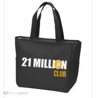 21 Million Bitcoin Crypto Million Club Hodl Btc Tote Bag thumb 3