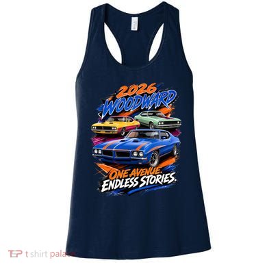 2026 Michigan Car Cruise Woodward M1 Endless Stories Women's Tank Top