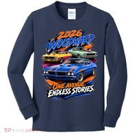 2026 Michigan Car Cruise Woodward M1 Endless Stories Kids Long Sleeve Shirt thumb 0