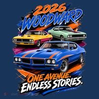 2026 Michigan Car Cruise Woodward M1 Endless Stories Kids Long Sleeve Shirt thumb 2
