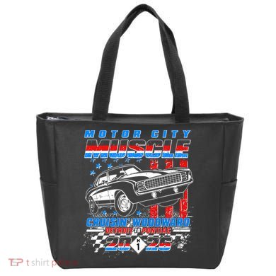 2026 Motor City Muscle USA Cruisin Woodward M1 Tote Bag