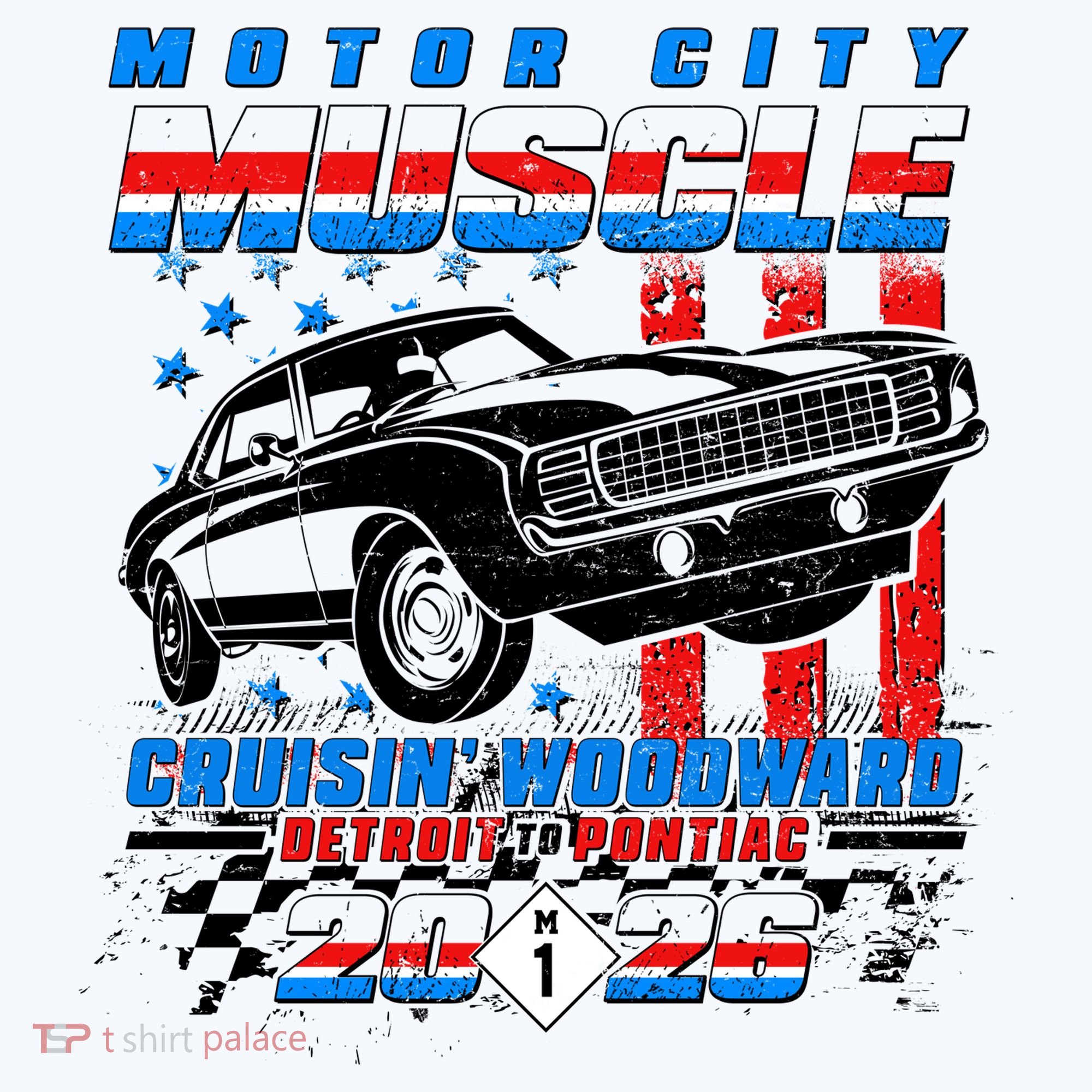 2026 Motor City Muscle USA Cruisin Woodward M1 Beanie