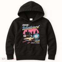 2026 Made In Motor City: Yellow Cadi Nights Woodward Ave Kids Hoodie thumb 0