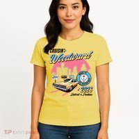 2026 Made In Motor City: Yellow Cadi Nights Woodward Ave Women's T-Shirt thumb 4