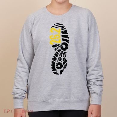 262 Marathon Runner Footprint Women's Sweatshirt