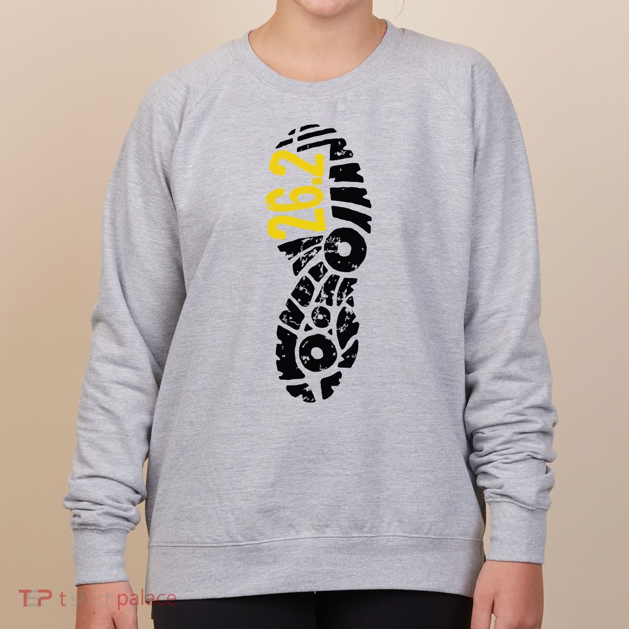 262 Marathon Runner Footprint Women's Sweatshirt