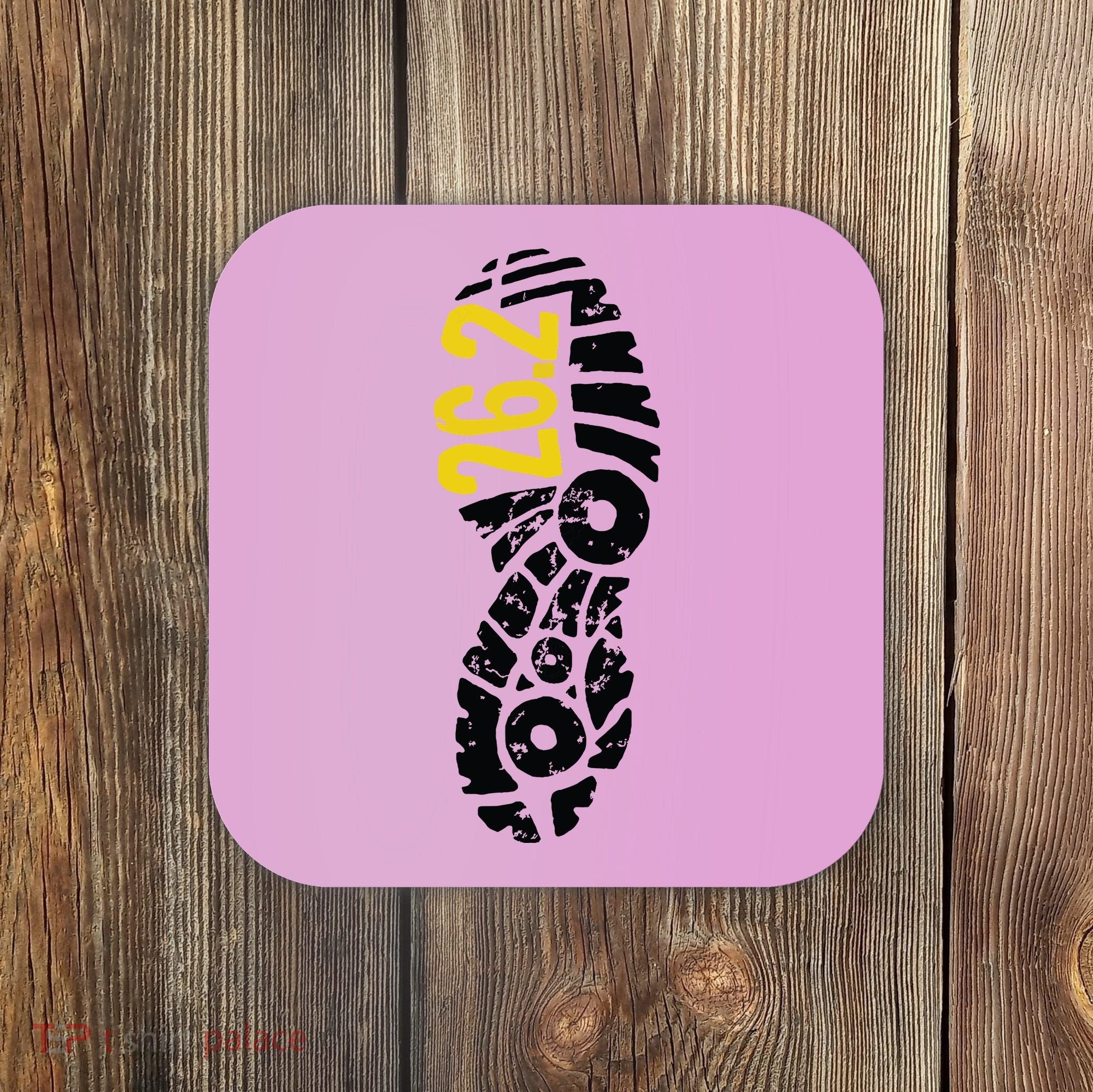 262 Marathon Runner Footprint Coaster