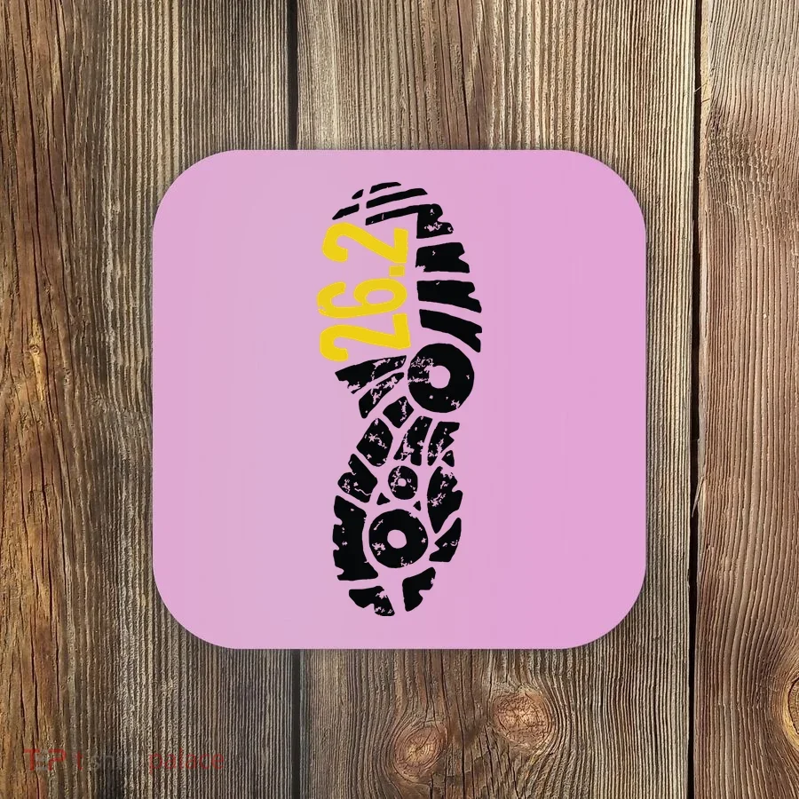 262 Marathon Runner Footprint Coaster