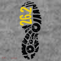 262 Marathon Runner Footprint Toddler Hoodie thumb 2