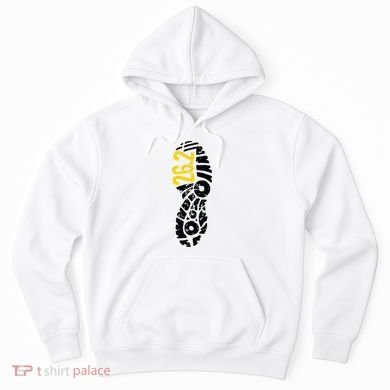 262 Marathon Runner Footprint Hoodie