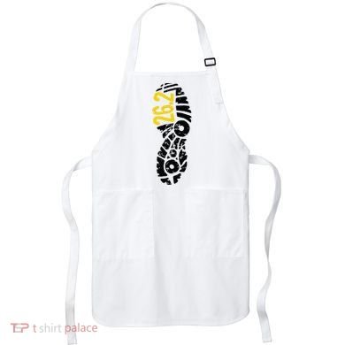 262 Marathon Runner Footprint Apron