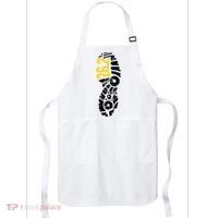 262 Marathon Runner Footprint Apron thumb 0
