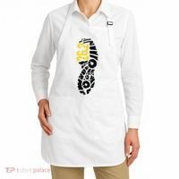 262 Marathon Runner Footprint Apron thumb 2