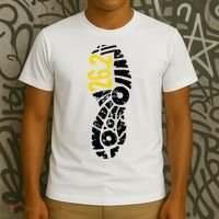 262 Marathon Runner Footprint T-Shirt thumb 3