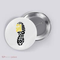262 Marathon Runner Footprint Button thumb 0