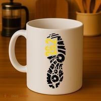 262 Marathon Runner Footprint Coffee Mug thumb 4