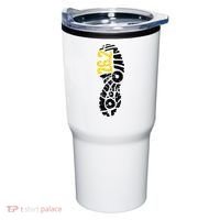 262 Marathon Runner Footprint Tumbler thumb 0