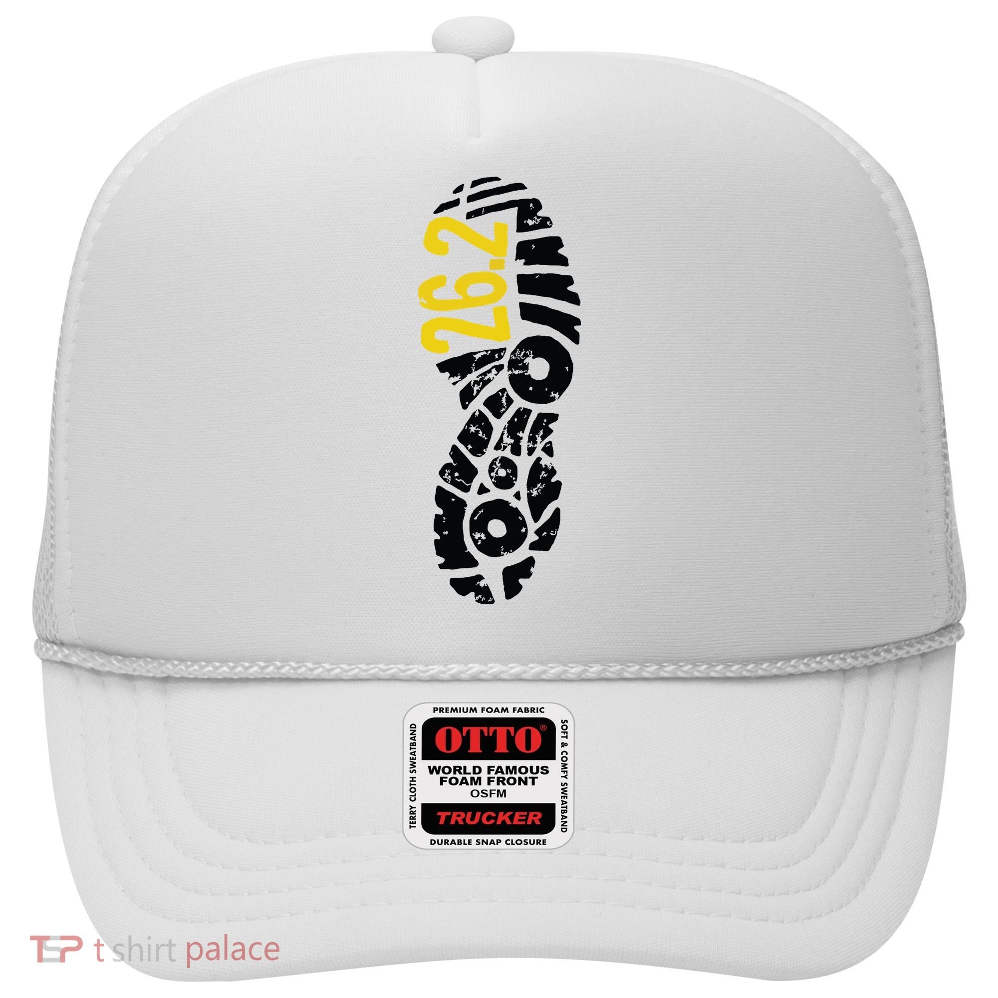 262 Marathon Runner Footprint Hat