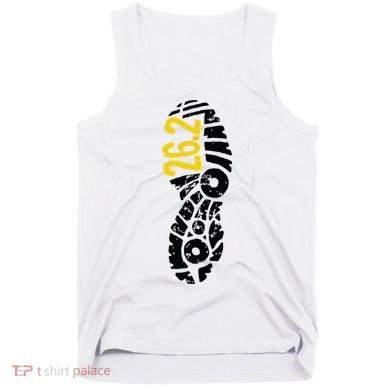 262 Marathon Runner Footprint Tank Top