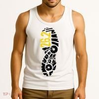 262 Marathon Runner Footprint Tank Top thumb 3