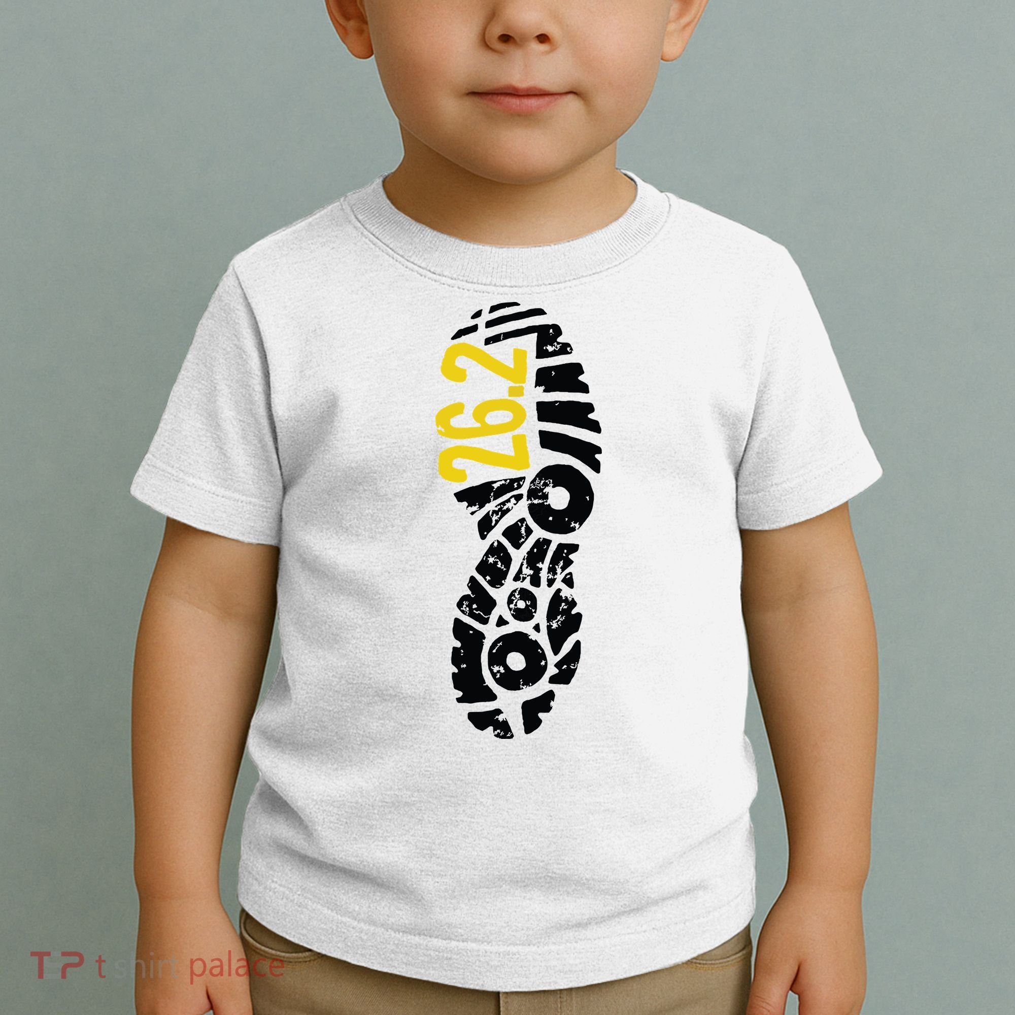 262 Marathon Runner Footprint Toddler T-Shirt