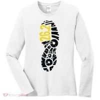 262 Marathon Runner Footprint Women's Long Sleeve Shirt thumb 0