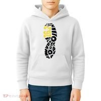 262 Marathon Runner Footprint Kids Hoodie thumb 4