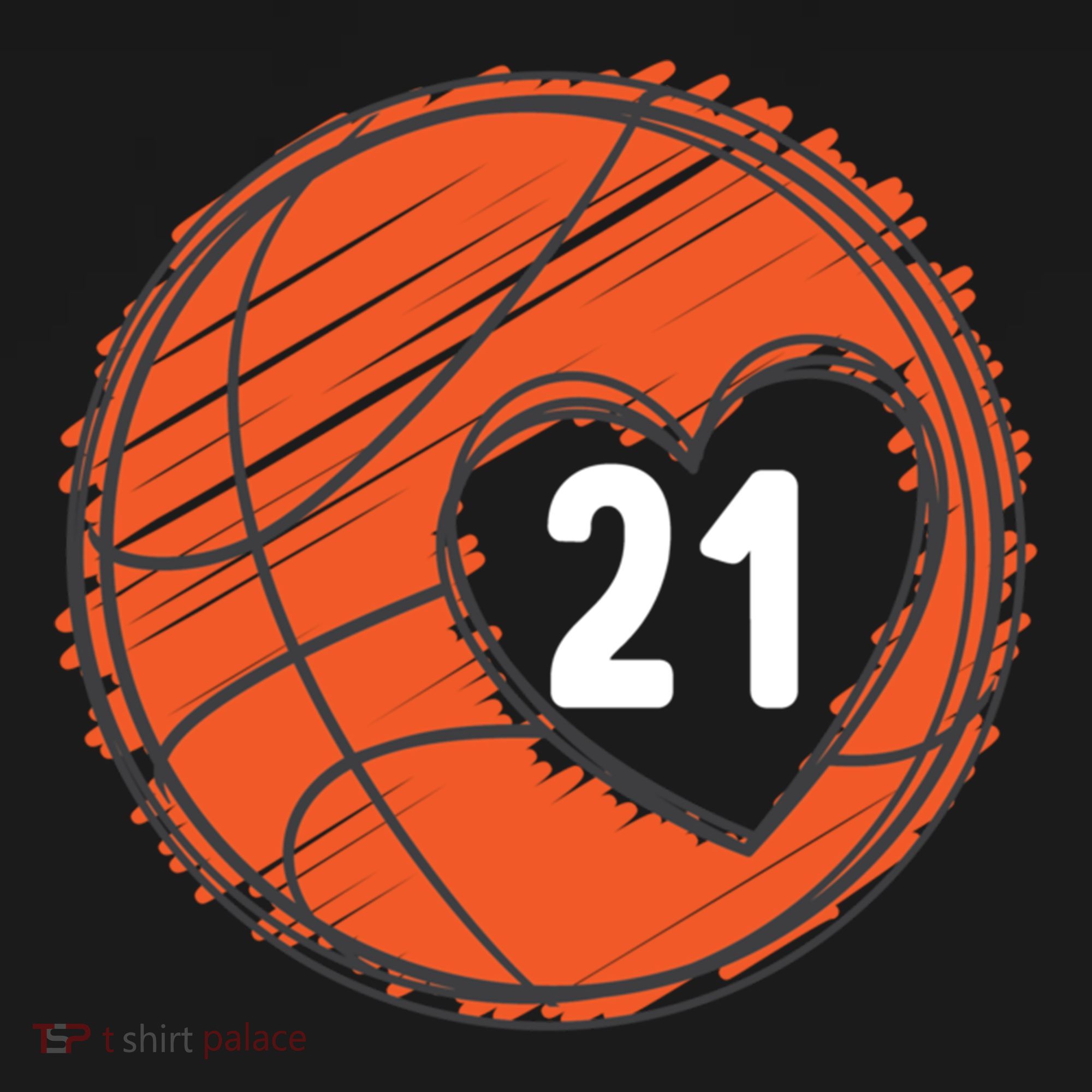 #21 Number 21 Basketball Graphic Saying Ball Bball Cute Gift USA-Made Doggie Bandana