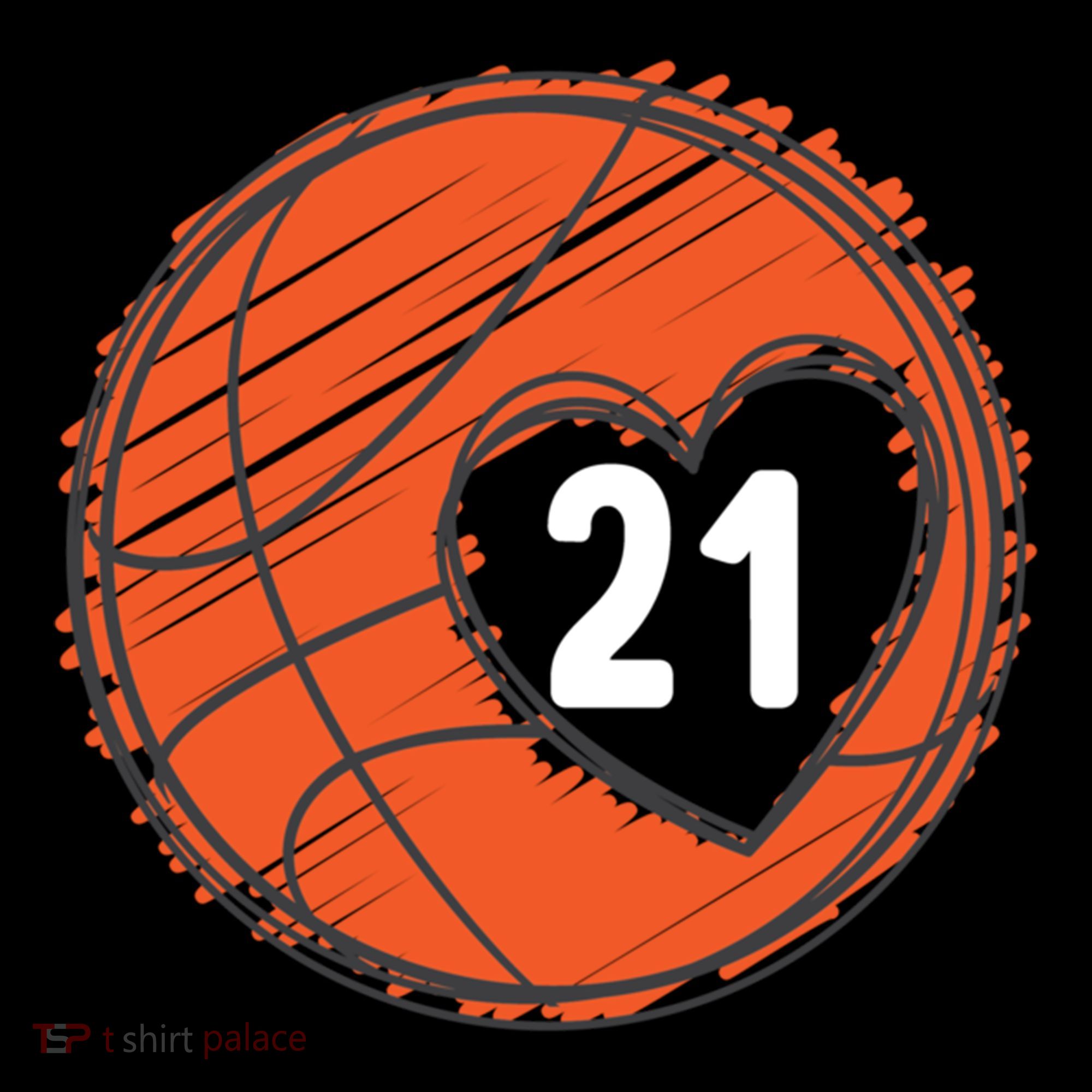 #21 Number 21 Basketball Graphic Saying Ball Bball Cute Gift Coffee Mug