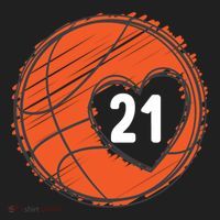 #21 Number 21 Basketball Graphic Saying Ball Bball Cute Gift Beanie thumb 2