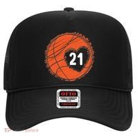 #21 Number 21 Basketball Graphic Saying Ball Bball Cute Gift Hat thumb 0