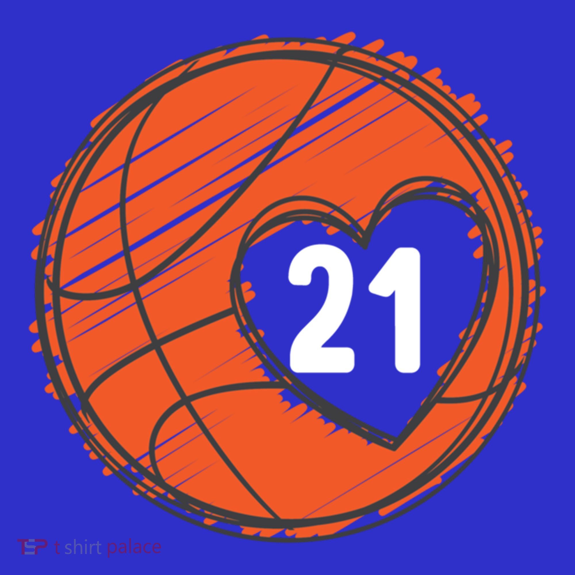 #21 Number 21 Basketball Graphic Saying Ball Bball Cute Gift Sweatshirt