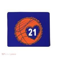 #21 Number 21 Basketball Graphic Saying Ball Bball Cute Gift Mousepad thumb 0