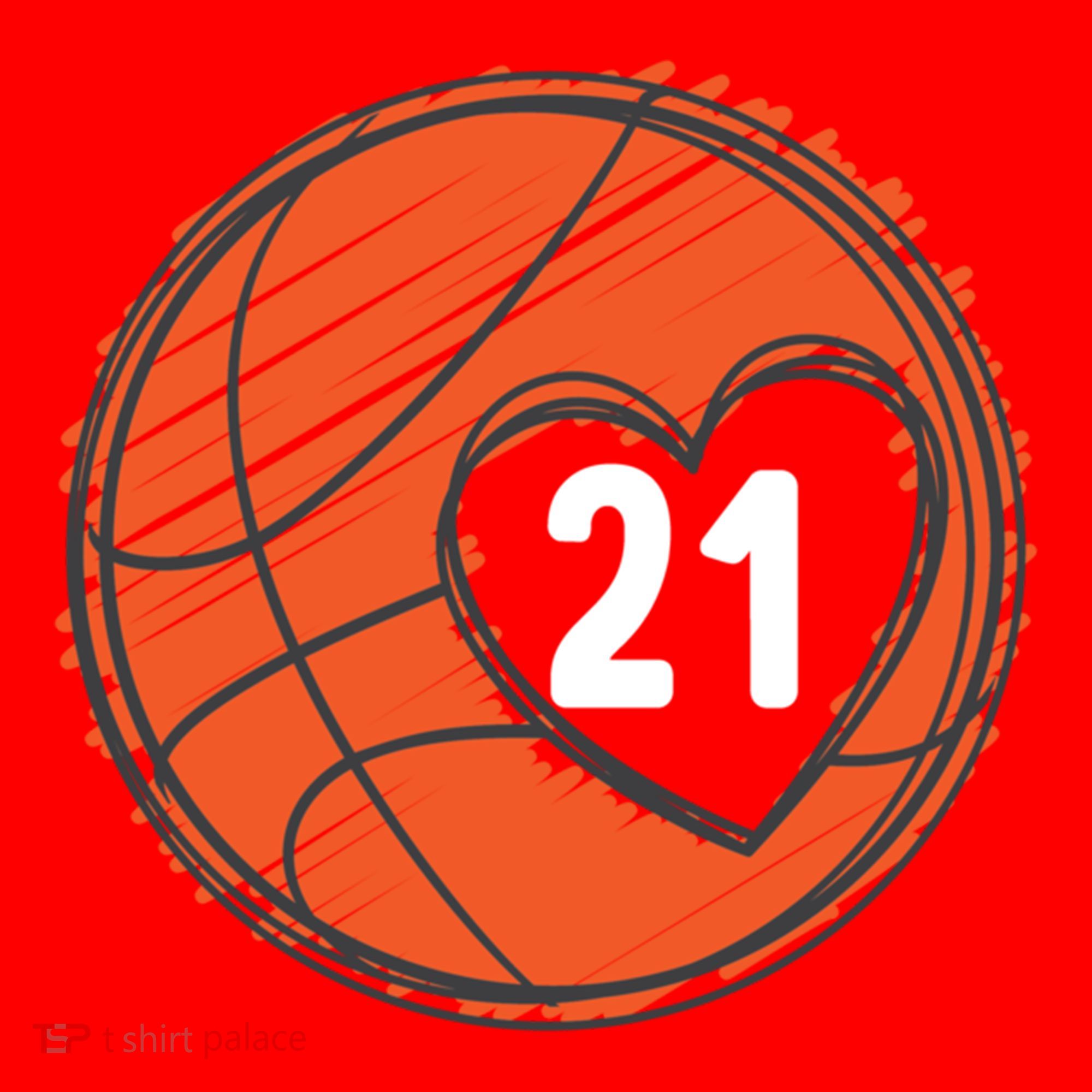 #21 Number 21 Basketball Graphic Saying Ball Bball Cute Gift Santa Hat