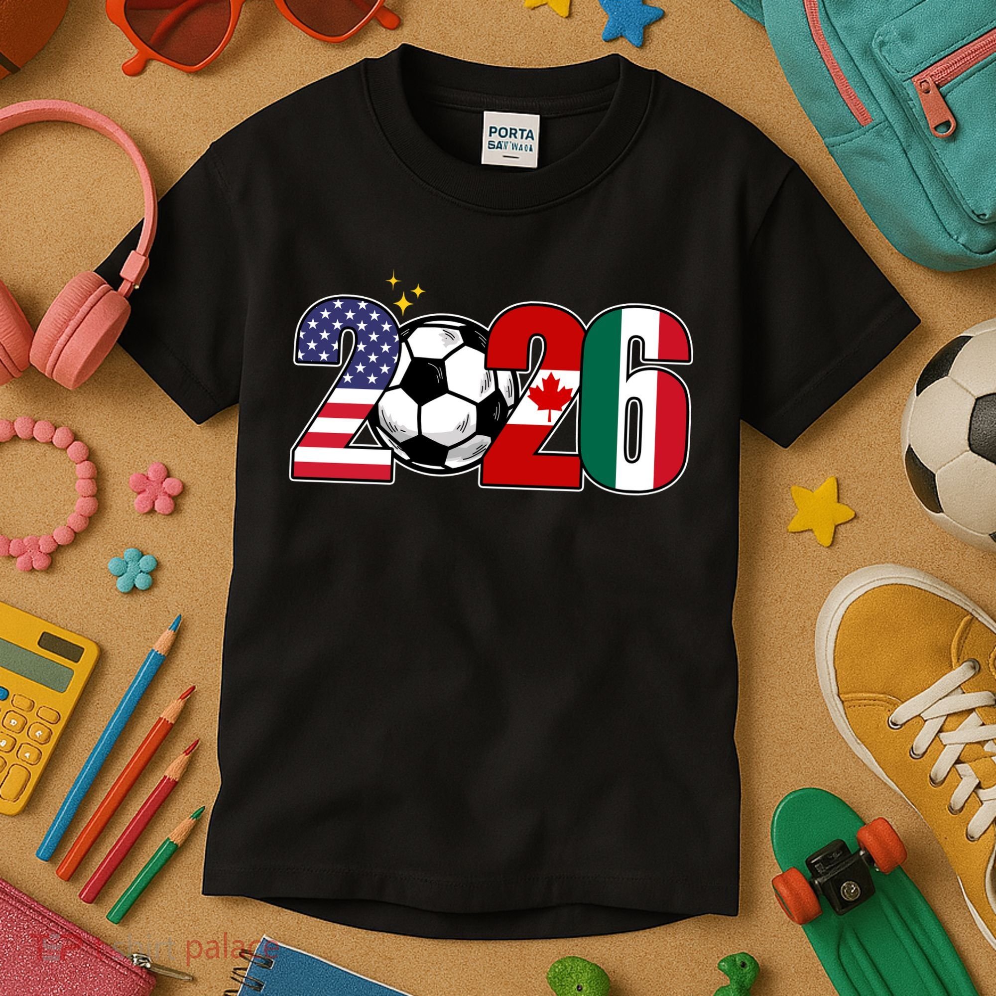 2026 Northern American Soccer Tournament Kids T-Shirt