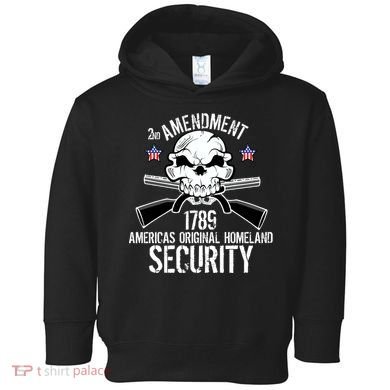 2nd Amendment 1789 Homeland Security Toddler Hoodie