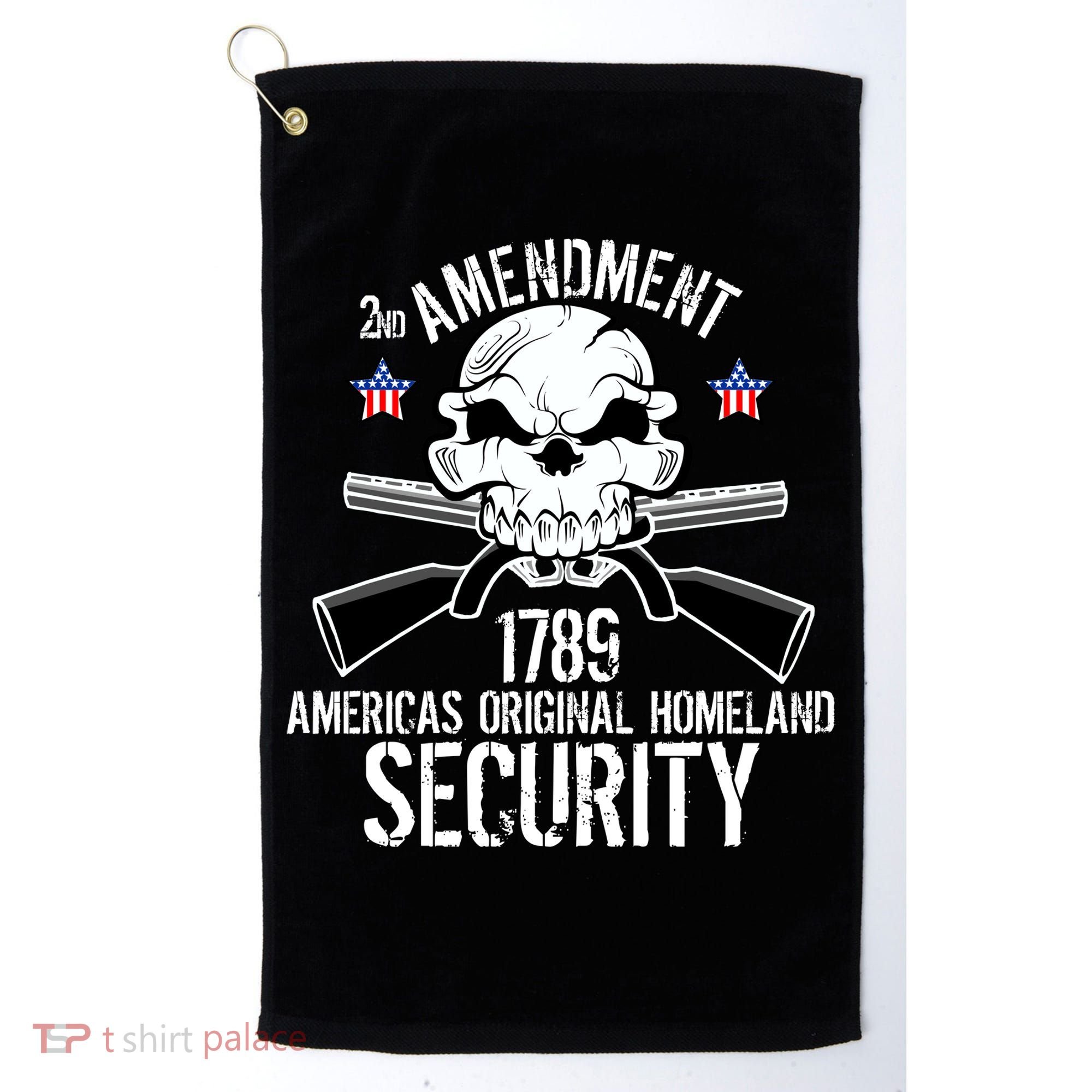 2nd Amendment 1789 Homeland Security Golf Towel