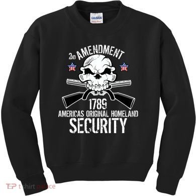 2nd Amendment 1789 Homeland Security Kids Sweatshirt